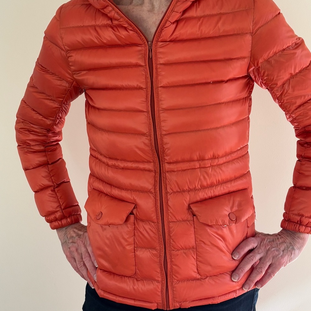 Hotwind puffy orange jacket